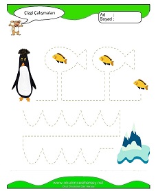 okul öncesi çocuklar için Çizgi çalışma sayfaları